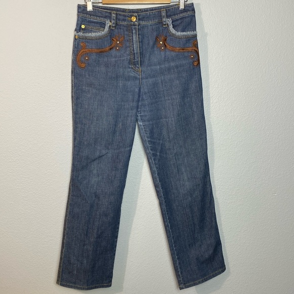 St. John Sport Embroidered‎ Jeans - Picture 1 of 6